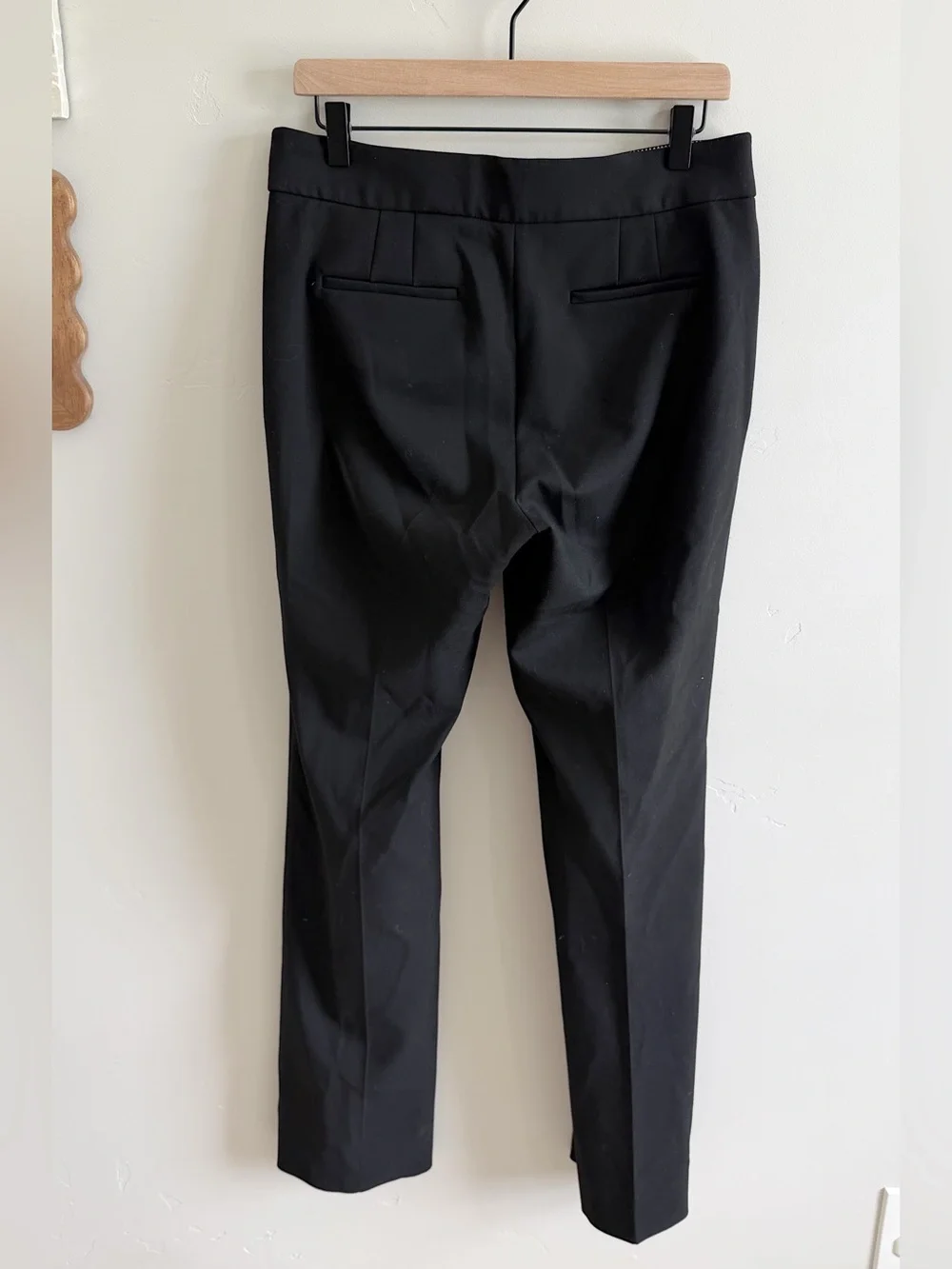 J. Crew Edie Full Length Trouser Four Season Stretch in Black